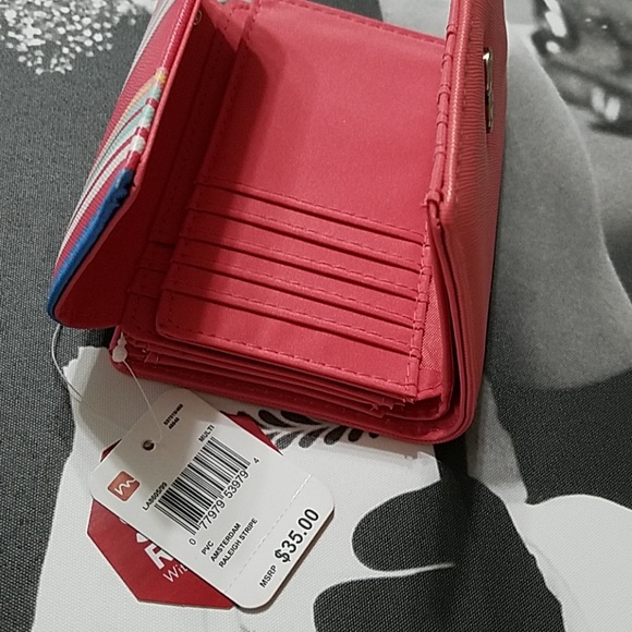 Last one! NWT! Amsterdam Raleigh Stripe Wallet - Picture 8 of 8